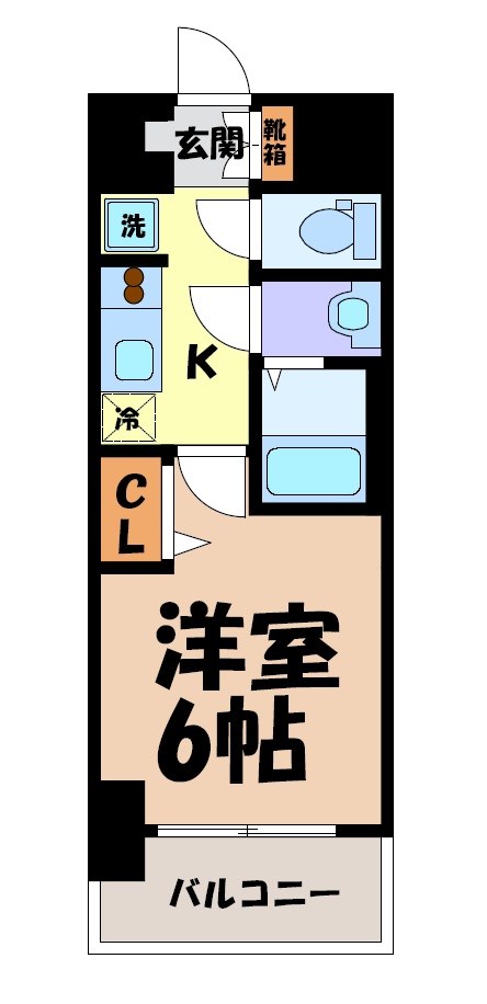 メイクスアート上前津Ⅵ 間取り図