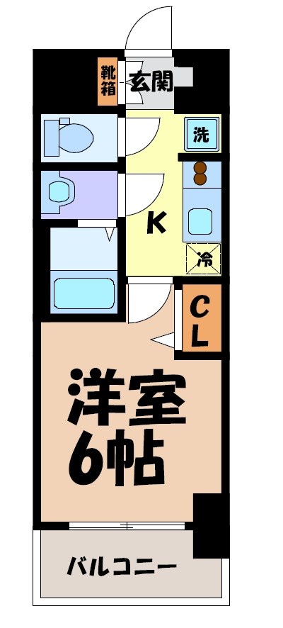 メイクスアート上前津Ⅵ 間取り図