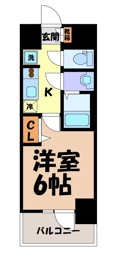 メイクスアート上前津Ⅵ 間取り図