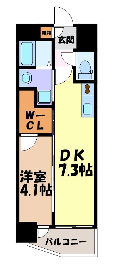 エステムコート名古屋ライブゲート 間取り図