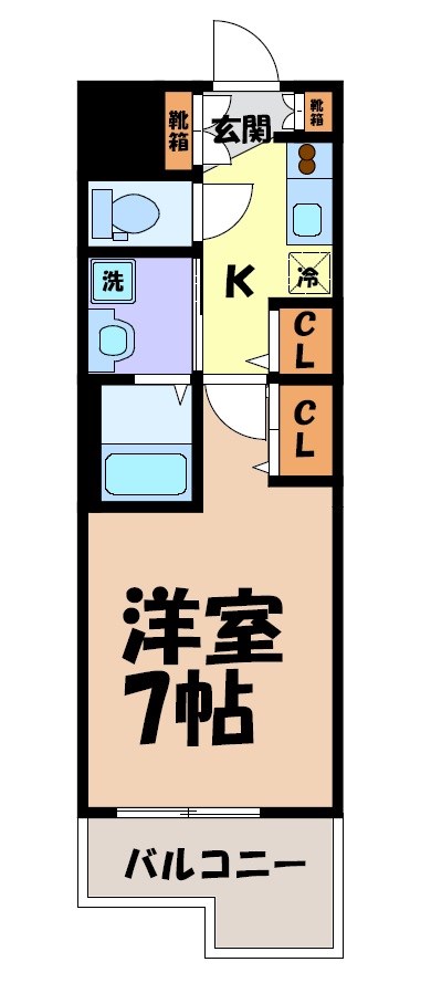 エステムコート名古屋ライブゲート 間取り図