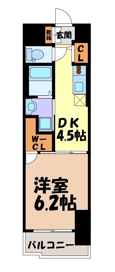 エステムコート名古屋ライブゲート 間取り図