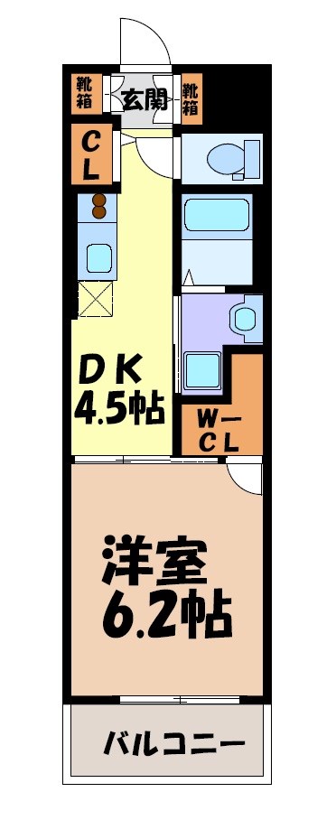 エステムコート名古屋ライブゲート 間取り図