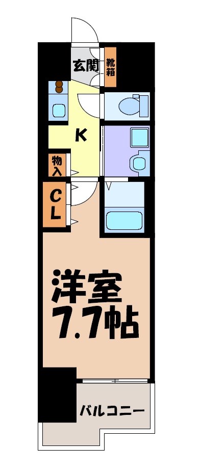 エステムコート名古屋ライブゲート 間取り図