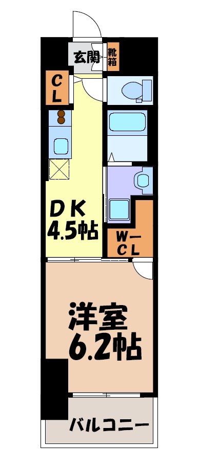 エステムコート名古屋ライブゲート 間取り図