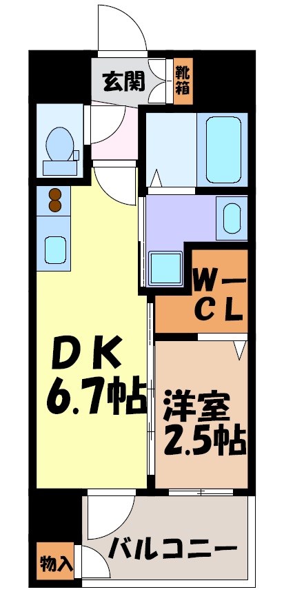 エステムコート名古屋サウスプレミオ 間取り図