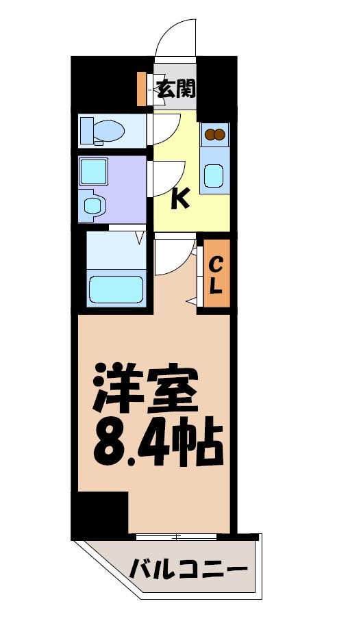 エスリード名古屋STATION CENTRAL 間取り