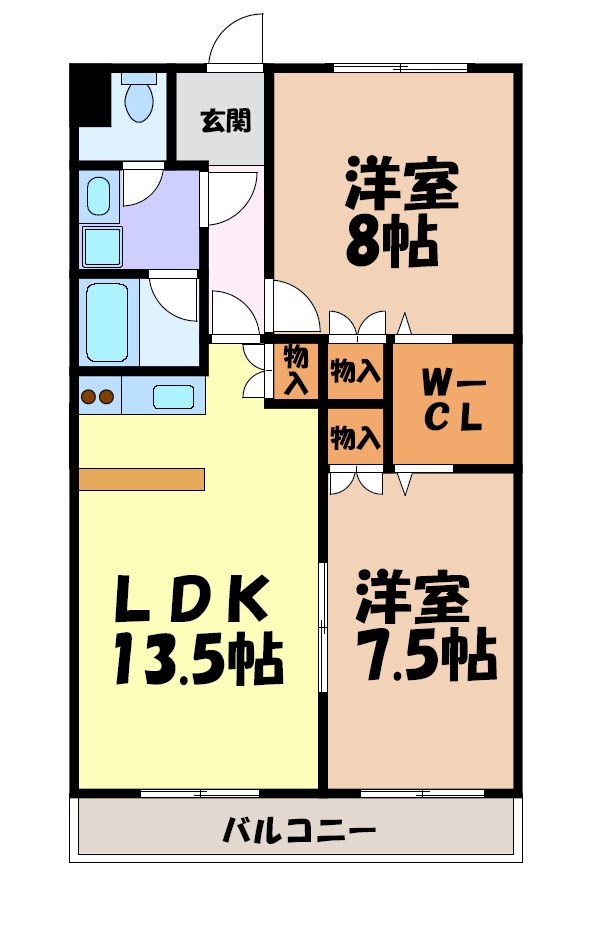 明宝マンション 間取り図