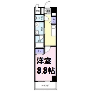 ニューシティアパートメンツ円上町 間取り図