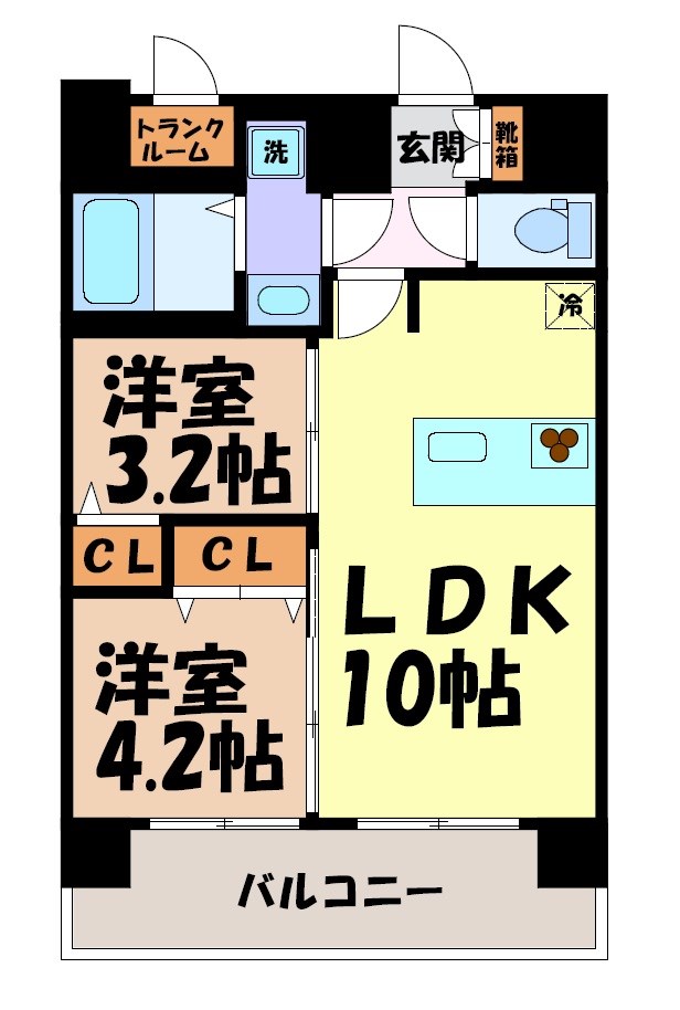 プレサンス千種駅前レガート 間取り図