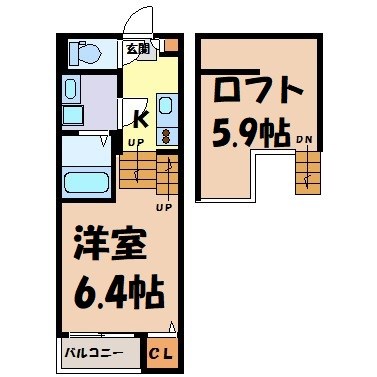 アーバンテラス浮島町S 間取り図