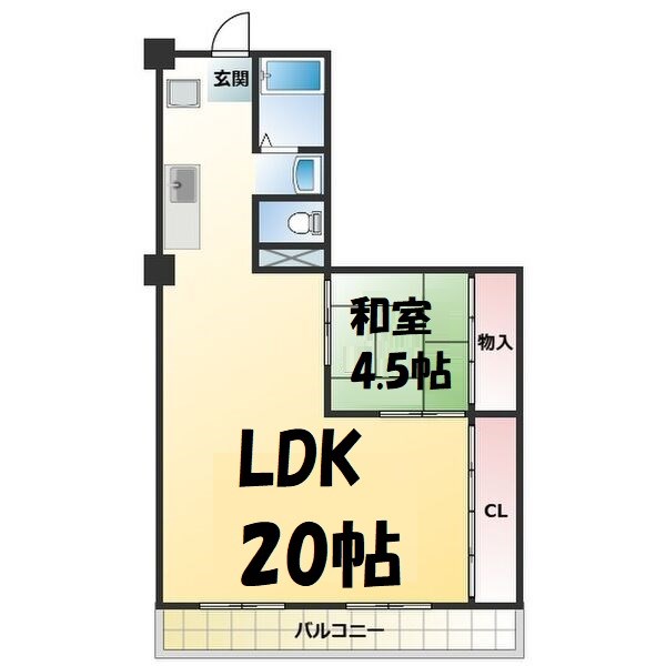 高見かえでビル 間取り図