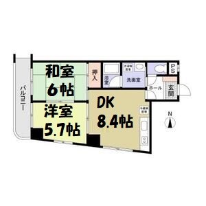 ウィスマ清水 間取り図