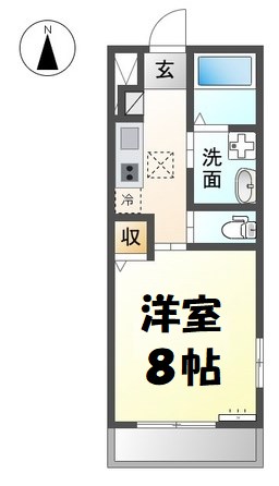 シュロス上飯田 間取り図