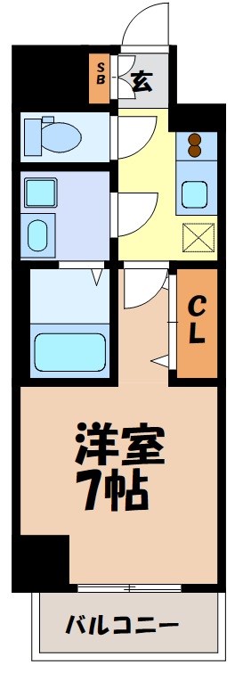 エスリード桜山ル・ヴェール 間取り図