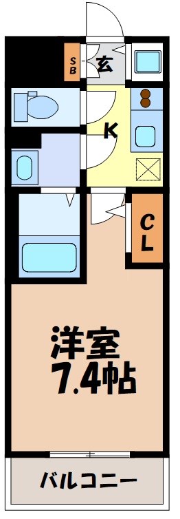 エスリード桜山ル・ヴェール 間取り図
