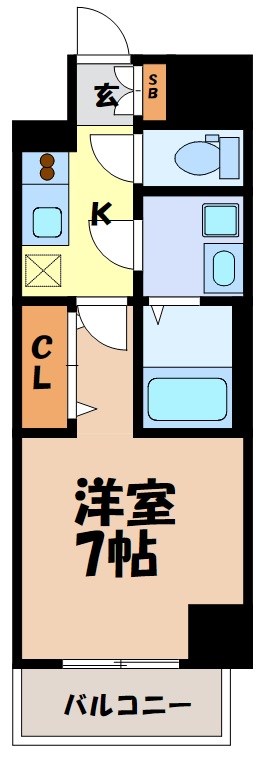 エスリード桜山ル・ヴェール 間取り図