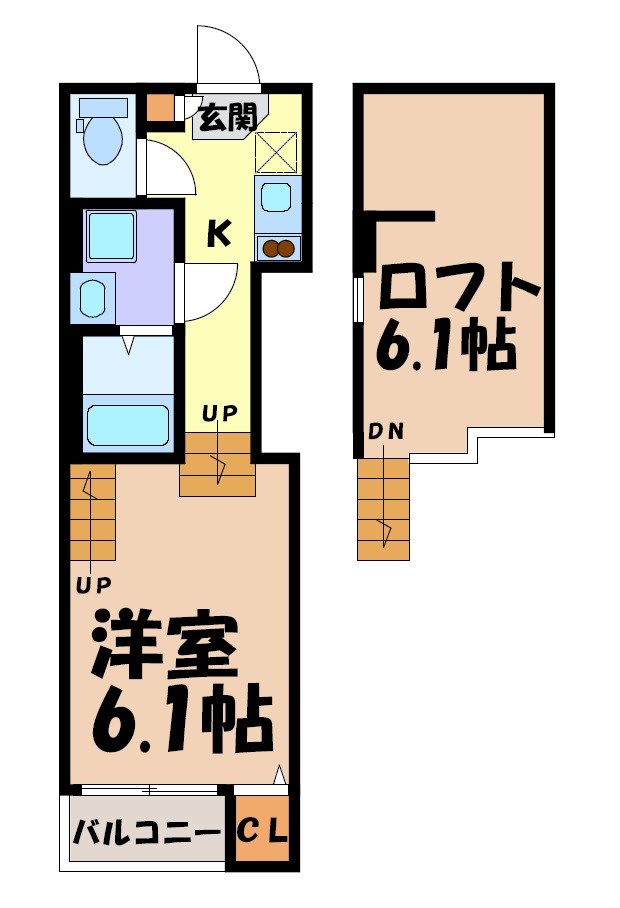 フレグラントオリーブ名城公園 間取り図