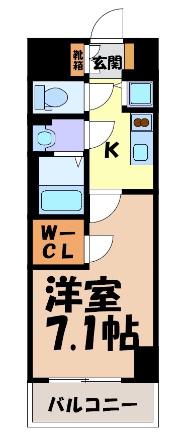 エスリード栄ル・クール 間取り図