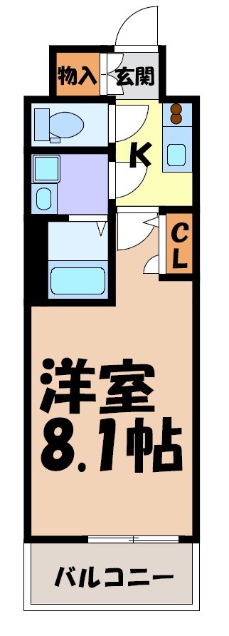 エスリード新栄グラティア 間取り図