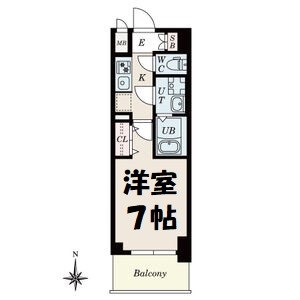 S-RESIDENCE名駅NorthⅡ 間取り図