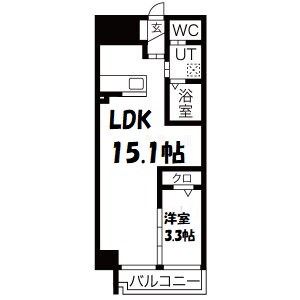 アランヴェール覚王山 間取り図