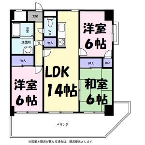 カーサ本山 間取り図