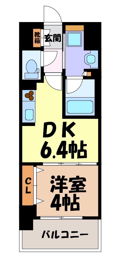 プレサンスロジェ名古屋駅前 間取り図