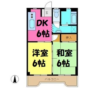 コーポ松栄 間取り図