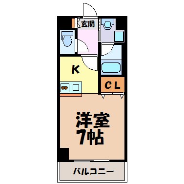グランシャリオ長谷 間取り図