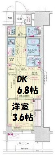 プレサンスジェネ上前津 間取り図