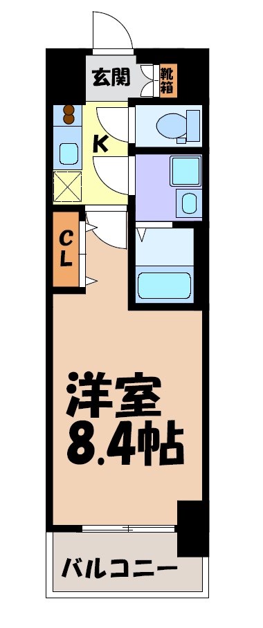 S-RESIDENCE今池beleta 間取り図