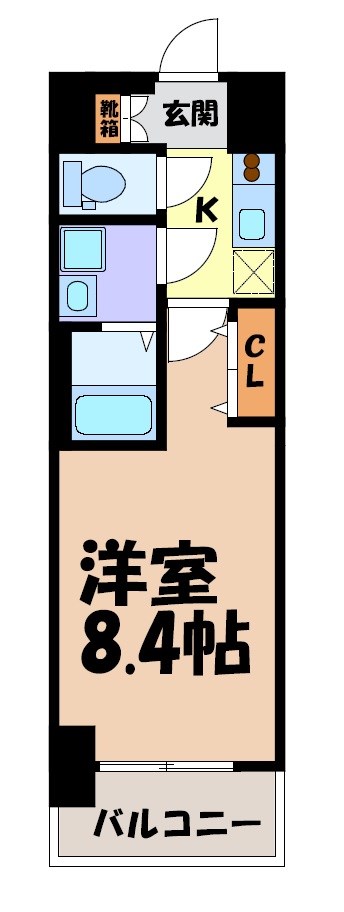 S-RESIDENCE今池beleta 間取り図