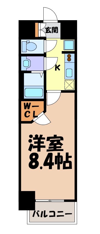 S-RESIDENCE今池beleta 間取り図