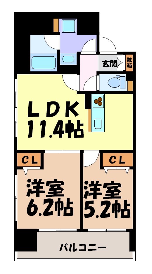 さくらHills ROKUBAN Platinum Residence 間取り図