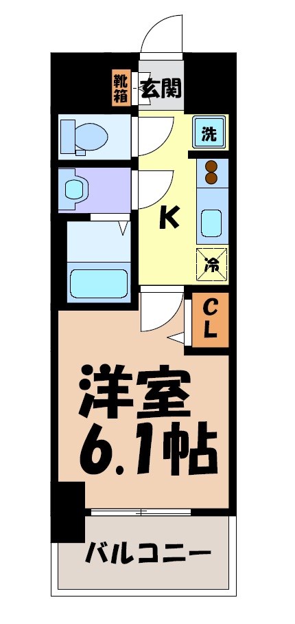 プレサンス太閤通駅前デュプル 間取り図