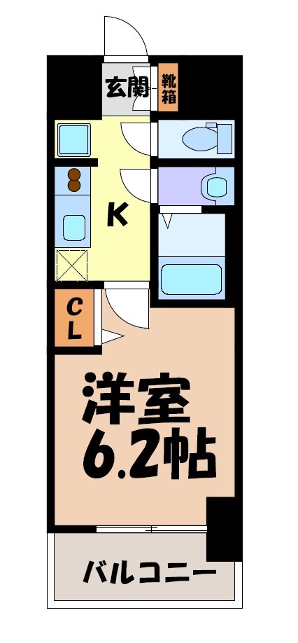 プレサンス太閤通駅前デュプル 間取り図