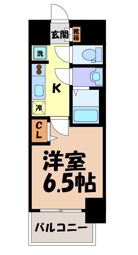 プレサンス太閤通駅前デュプル 間取り図