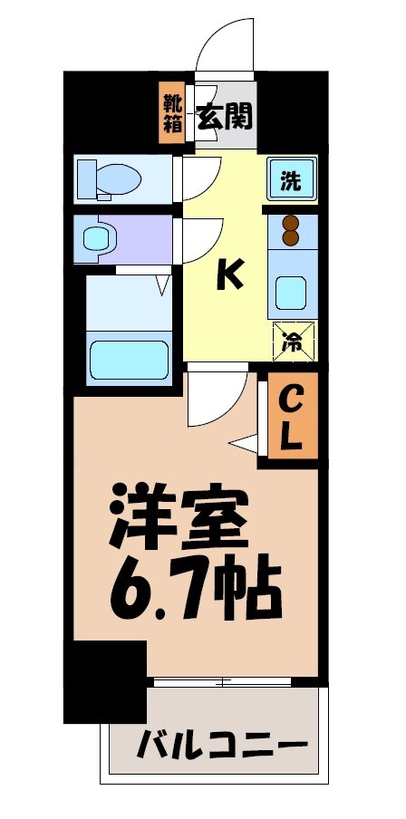 プレサンス太閤通駅前デュプル 間取り図