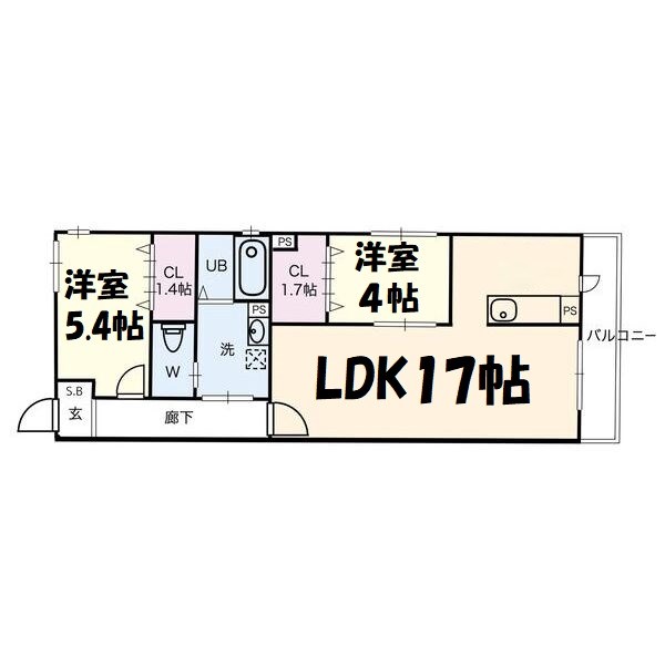 CELENEST高岳 間取り図