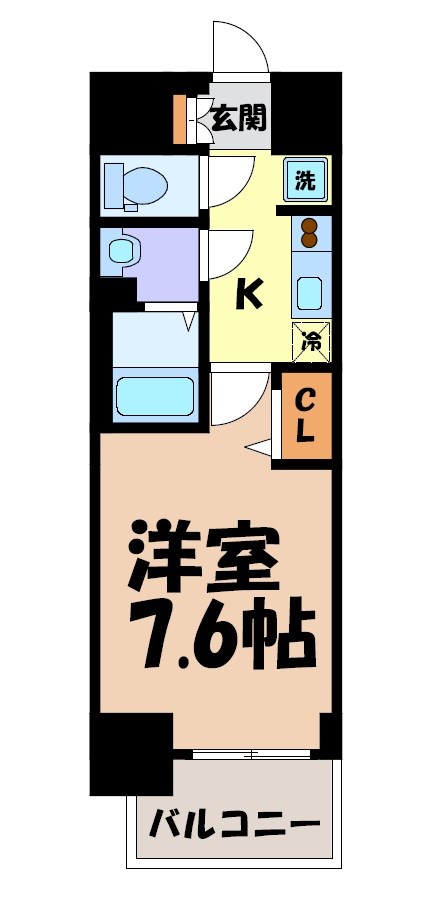 SHOKEN Residence名古屋&amp;lt;太閤通&amp;gt; 間取り図