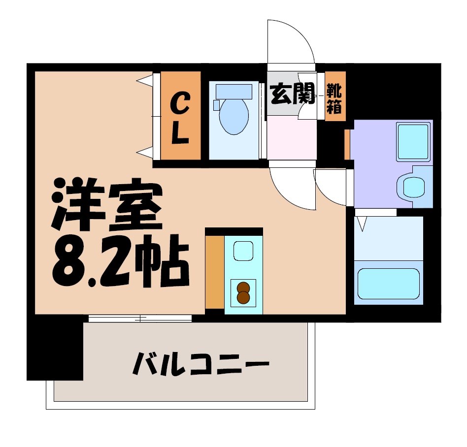SHOKEN Residence名古屋&amp;lt;太閤通&amp;gt; 間取り図