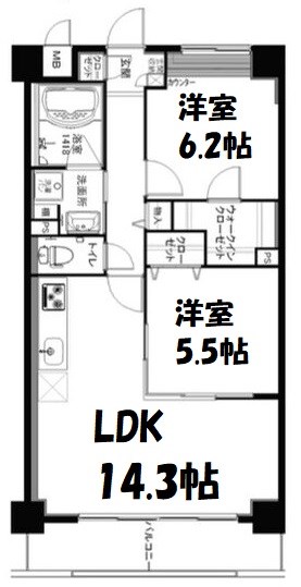 シャルム本郷 間取り図