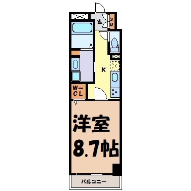 カスタリア新栄Ⅱ 間取り図