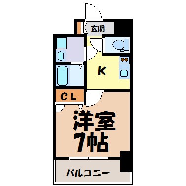 エスリード大須観音プリモ 間取り図