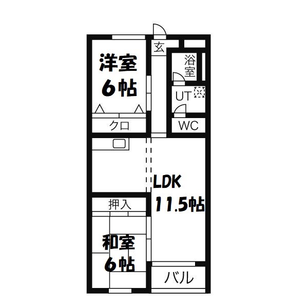ベルハイツ清水 間取り図