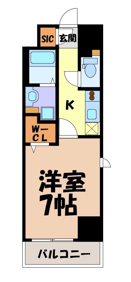 プレイズシード浅間町 間取り図