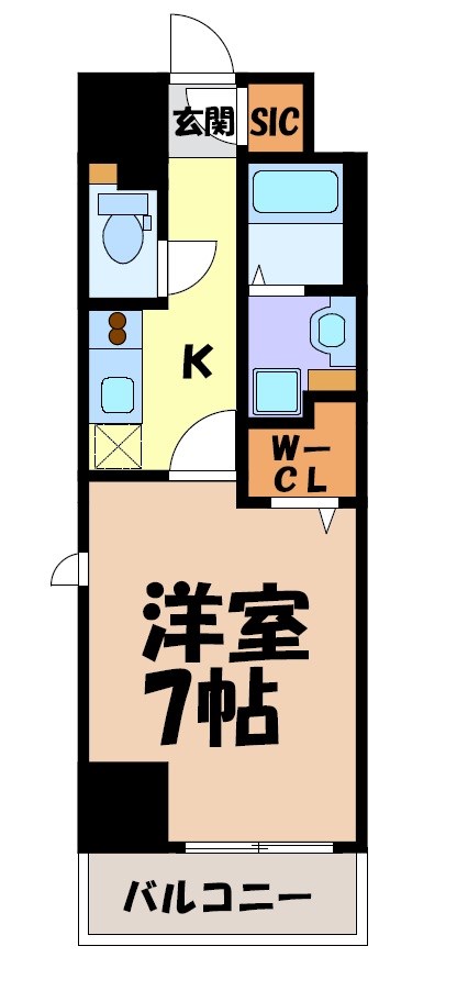 プレイズシード浅間町 間取り図