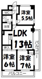 ヒルトップ井上 間取り図