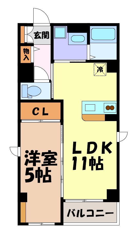 センチュリーハイツ金城 間取り図